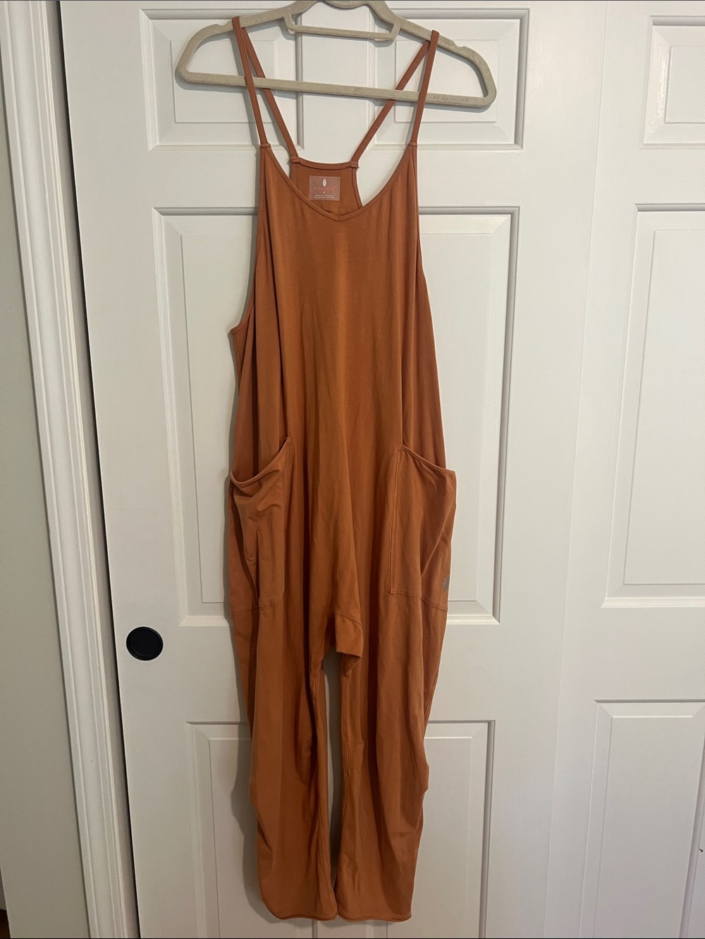 Free People hot shot onesie Rust Orange